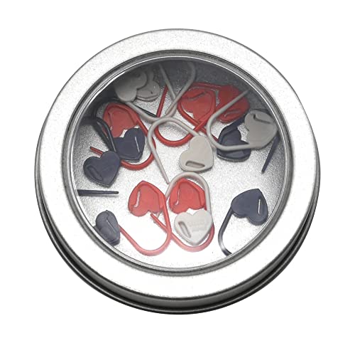 チューリップ(Tulip) 段かぞえマーカー(小)セット ハート AC-087 ネイビー・ホワイト・オレンジ