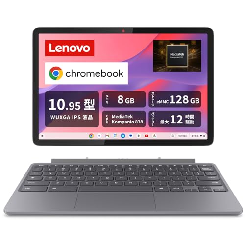【　】Lenovo Chromebook クロームブック Duet 11 10.95インチ MediaTek Kompanio 838 プロセッサー?搭..