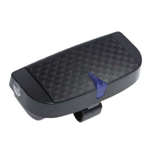 [ideamall] サングラスホルダー メガネホルダー サングラスケース 車 眼鏡ホルダー 車載収納 (ブラック)