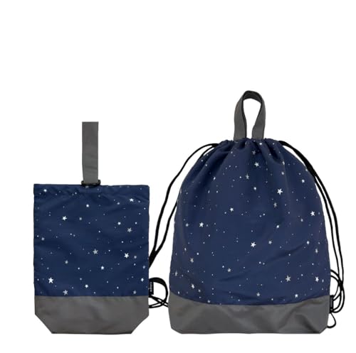 [Dear　Cologne] 撥水 入園入学 2点セット 体操着袋 上履き入れ 大きめ 子供 キッズ 大容量 マチ付き ..