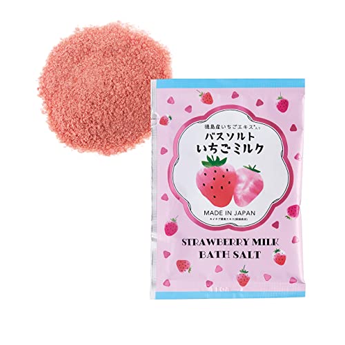 グローバル プロダクト プランニング フルーツの森 いちご バスソルト いちごミルク 甘くてとろけそうないちごミルクの香り 35g ( 入浴剤 イチゴ ストロベリー おいしい香り )
