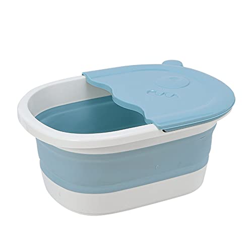 [スーツケースカンパニー]足湯 バケツ 折りたたみ 蓋付き フットバス 大容量 保温 電気不要 冷え対策 ..