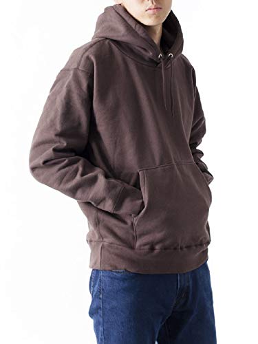 [ティーシャツドットエスティー] パーカー 無地 厚手 裏起毛 プルオーバー ワイルドPO 15.6oz メンズ チョコレート M
