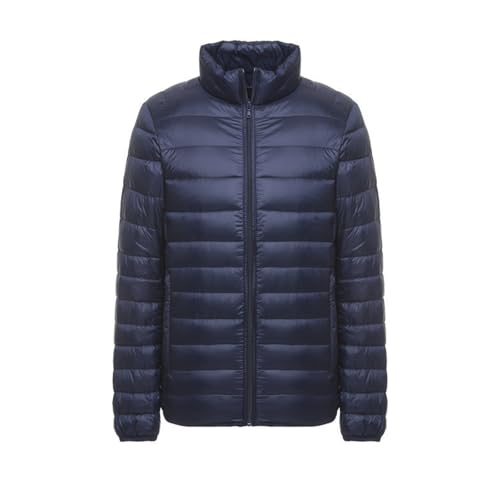 VGSAPRLEY ダウンジャケット メンズ ウルトラライトダウン 軽量 ダウンコート 防風 防寒 暖かい アウター 通勤 登山 アウトドア 春秋冬 VG18 (XL, ブルー)