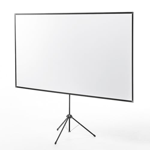 サンワサプライ プロジェクタースクリーン（100型・三脚式・コンパクト収納・360°回転） PRS-SX100HD