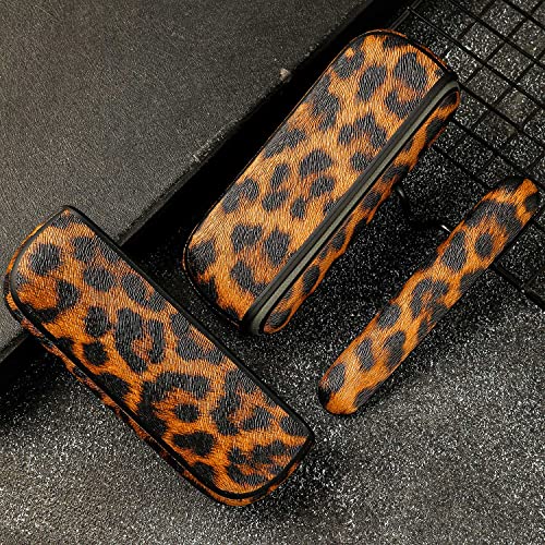 ミヤビ商店のXIOUDO 対応 ILUMA/ILUMA i ドアカバー+ ケース 2点セット 対応 イルマ キット ヒョウ柄ケ ケース (ブラウン)｜アングル2