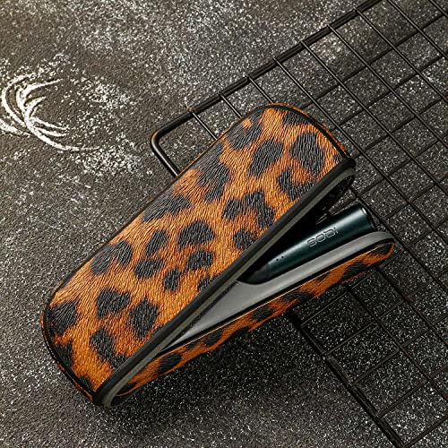 ミヤビ商店のXIOUDO 対応 ILUMA/ILUMA i ドアカバー+ ケース 2点セット 対応 イルマ キット ヒョウ柄ケ ケース (ブラウン)｜アングル3