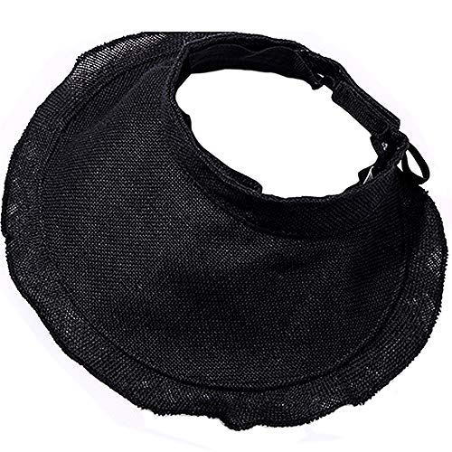 [ROXY　BLUE] サンバイザー UVカット 折りたたみ つば広 帽子 紫外線対策 レディース プール 海水浴 自..