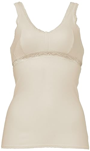 [アツギ] 肌着 綿100% カップ付タンクトップ 日本製 ノンワイヤー 47401RS レディース カフェオレ