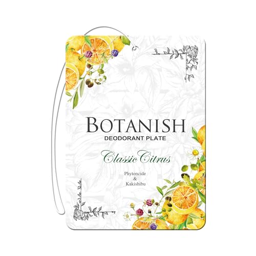 CARALL(カーオール) 晴香堂 車用 芳香剤 ボタニッシュ 3個パック クラシックシトラス 13gx3個 3153