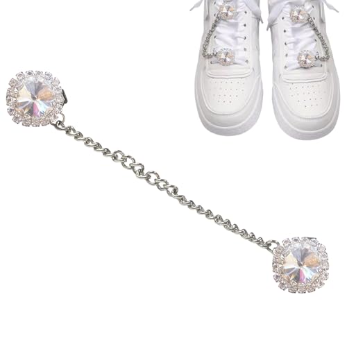 [grandslamEX] ラインストーン チェーンキラキラ シューズ ピアス アクセサリー 靴紐 シューアクセ チ..