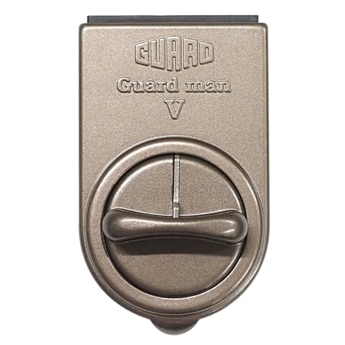 ガードロックサッシ窓用補助錠ガードマンVスーパービッグ(ブロンズ)