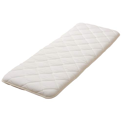 エムール ごろ寝マット 長座布団 Lサイズ 180cm 生成り 日本製 綿 100% コンパクト 車中泊 防災グッズ 長い 座布団 ごろ寝 昼寝 マット