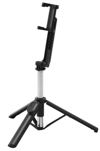 エレコム スマホスタンド 自撮り棒 三脚 2way Bluetoothリモコン付 軽量 85cm ブラック P-STSR03085BK