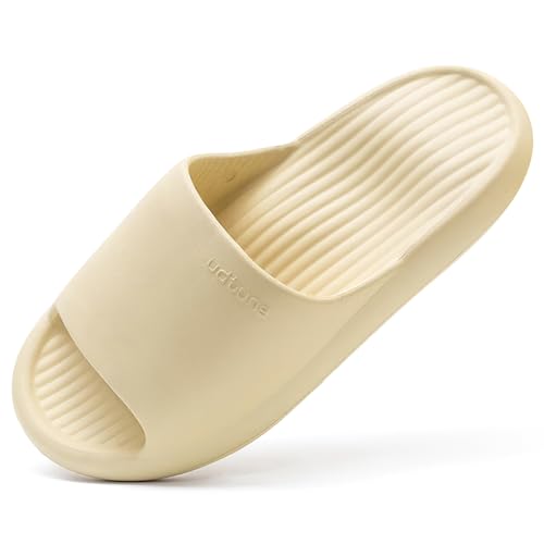 [AOY] 【現役理学療法士監修】スリッパ 室内 サンダル 【人体工学 × 足への負担軽減・4cm超厚底！】 すりっぱ ルームシューズ 超軽量 静音防滑 防水 柔らか 抗菌防臭 洗える EVA slippers(26.5~27.5c