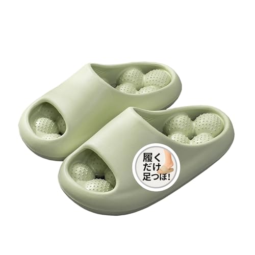 [Comoski] 健康サンダル スリッパ 足ツボ レディース 【現役整体師推薦】 室内 外履き リカバリー 体幹サポート