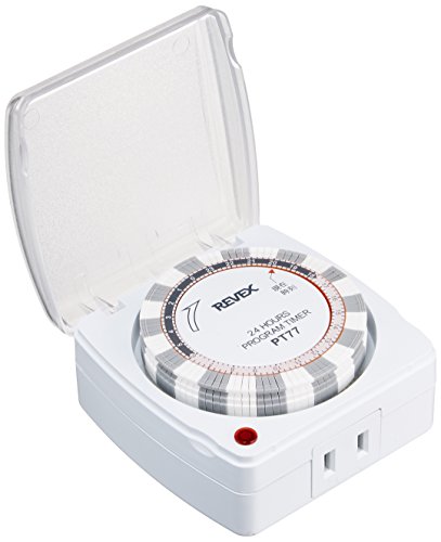 リーベックス(Revex) コンセント タイマー スイッチ式 カバー付き プログラムタイマーEX PT77