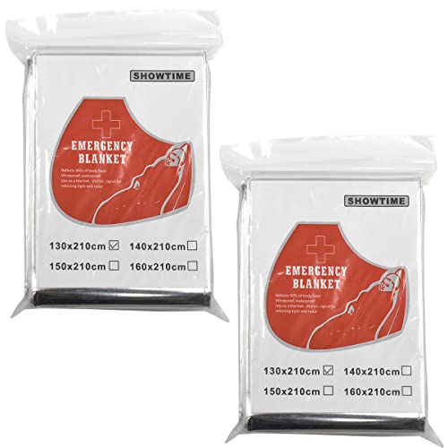 防災グッズ 防災 アルミシート アルミブランケット サバイバルシート 保温 コンパクト 軽量 【 2個 セット 】