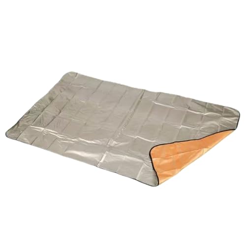 楽天ミヤビ商店アルミシート 水分 サバイバルシート キャンプ ブランケット 緊急用 携帯用 コンパクト あったか断熱パッド 災害用 アウトドア 旅行 オレンジ Frenflu