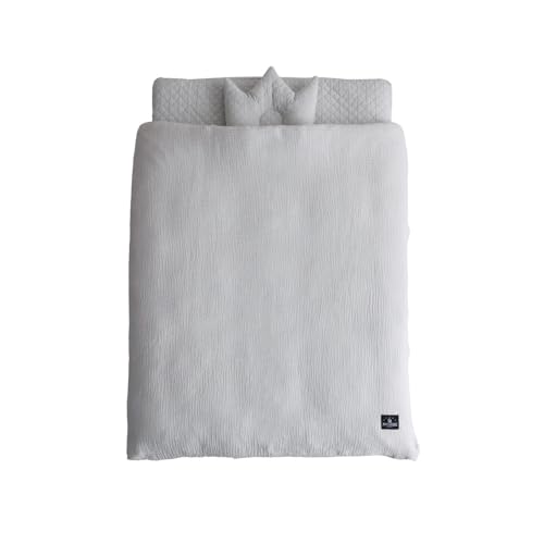 プッパプーポ 洗える ベビー布団 5点セット [イブル モロッカン] 29グレー ミニ