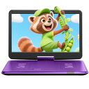 Surfola ポータブルDVDプレーヤー 液晶 15.6インチ超大画面、6時間連続再生、CPRM対応 リージョンフリー、 USB SDカード対応 AV入出力 ...