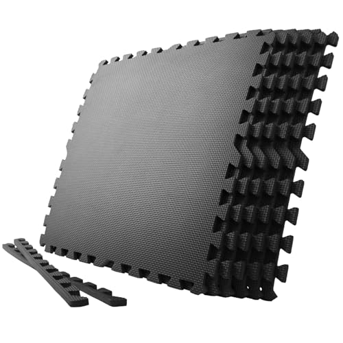 【　】ボディテック EVA ジョイントマット 12mm クッション トレーニング エクササイズ マット パズル..