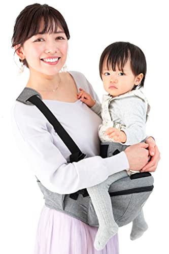 【保育士が推薦】Coperta ヒップシート だっこひも【安全ベルト付き改良モデル 日本語説明書付き】抱っ..