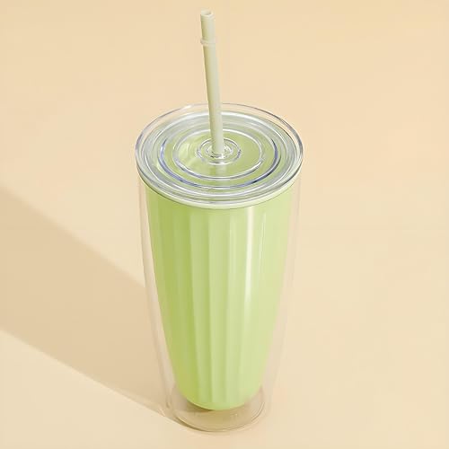 食品対応のプロ仕様樹脂製】IOLOYU 水筒 720ml タンブラー 蓋付き ストロー付きタンブラー ウォーターボトル ストロー こぼれないタンブラー bpaフリー ボトル 軽量 大容量 手を入れて洗える水