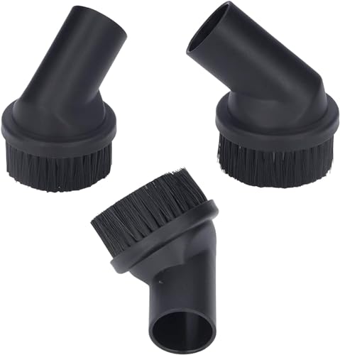 3個入り 掃除機 ブラシヘッド 掃除機 ブラシノズル 汎用 35mm/1.38in内径 掃除機 ヘッドブラシ 掃除機丸ブラシ 掃除機 毛ブラシ 丸型ダストブラシ掃除機アタッチメントソファの隙間を掃除する