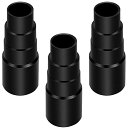 掃除機の電動工具アダプター集塵用掃除機 3個セットアダプターコンバ一タ一部品直径42/34/30/25mm4段木スコネクタ一真空木ースアダプタ転換用 PVC耐久...