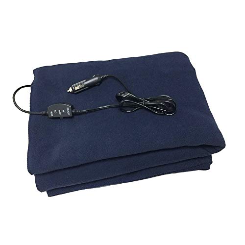 Aseech電気毛布 車用 電気ブランケット 毛布 車中泊 ホットヒーター毛布 車用ヒーター カーグッズ 毛布12V Hi/Lo 2段階切り替え 敷き 掛け 車用電気ブランケット 防寒保温 暖かい あったか車載