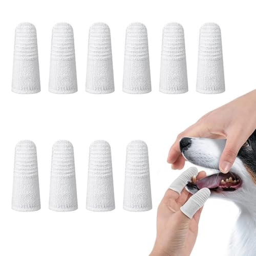 Itisyou 犬 歯磨き 指サック ペット 指歯ブラシ 猫 歯ブラシ ソフト 口腔ケア 歯磨き 歯磨き 口臭ケア 歯垢 歯石 歯周病 予防 10個セット
