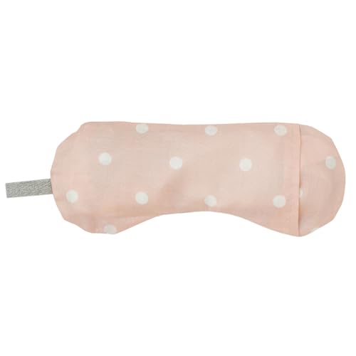 自然素材 塩の力でヒンヤリ 緑豆の力で温かい 目元しっとり うるおう アイピロー プチドット ピンク 21..