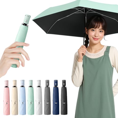 Prv【 雑誌掲載/スマホより軽いのに大きい！ 】折りたたみ傘 晴雨兼用 自動開閉 大きい 濡れない 102cm..