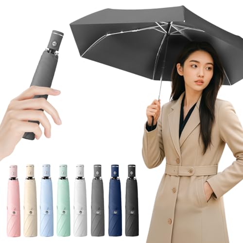 Prv【 雑誌掲載/スマホより軽いのに大きい！ 】折りたたみ傘 晴雨兼用 自動開閉 大きい 濡れない 102cm..