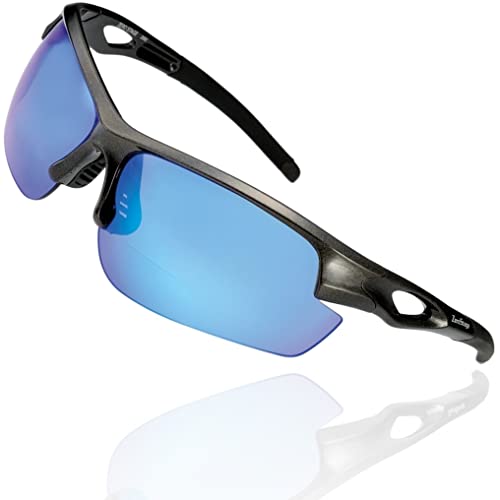 サングラス ルーペ付 偏光サングラス 鯖江 偏光グラス メガネ型 拡大鏡 釣り フィッシング つり ZSB502-250