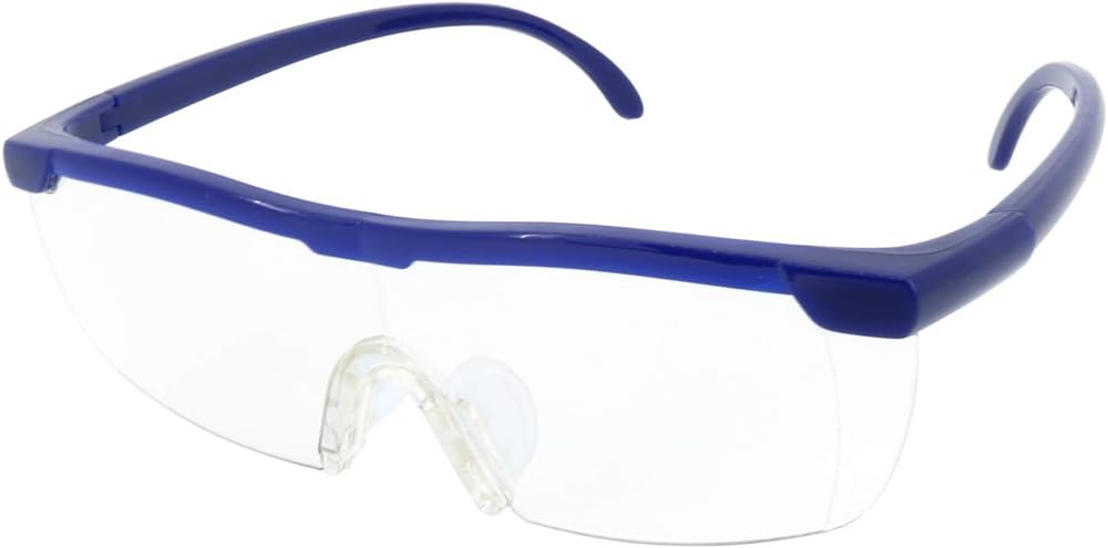 トレードワン(TRADE ONE) メガネ型ルーペ 拡大率1.6倍 眼鏡の上から装着可能 収納袋付き 虫眼鏡 読書 ..