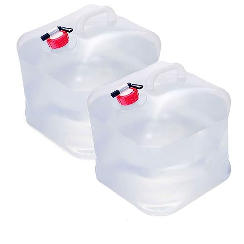 【PCATEC】 ウォーターバッグ 携帯用 避難グッズ（20Lの2個セット） 収納便利 折りたたみ水 ...