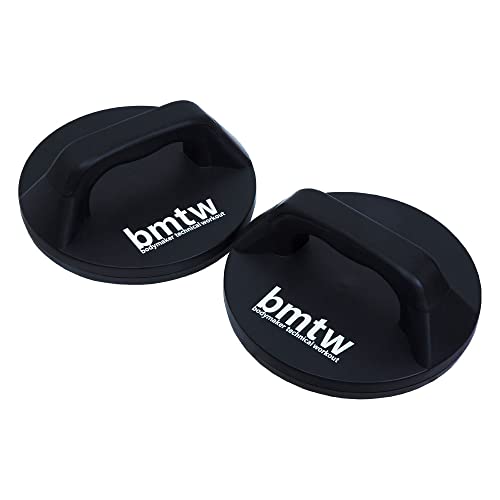 BODYMAKER(ボディメーカー) ローリングプッシュバー2 ブラック×ホワイト 回転式腕立て 上腕筋 大胸筋 ..