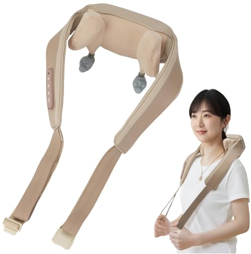 YOSINA ネックケア 首 リラクゼーション器 2025新登場 温熱機能 3種類のモード 3段階の強度調整 男女兼..