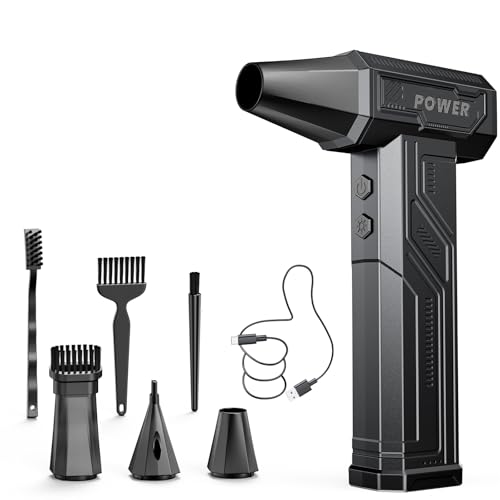 【日本プロ監修】エアダスター 電動ブロワー ブロアー 洗車 300000RPM 超強力 10000mAh 120m/sな風速 4..