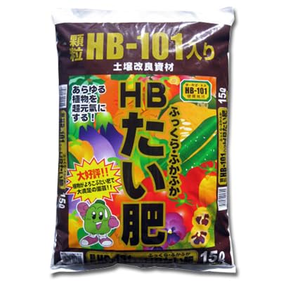 鹿沼興産 HB-101顆粒入り HBたい肥 15L 3袋