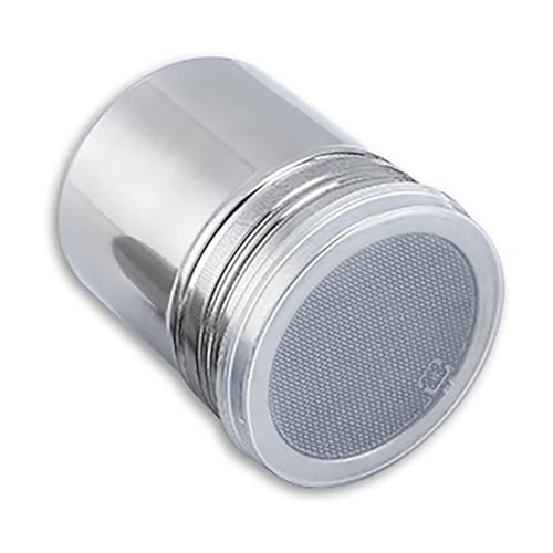 粉ふるい ふた付き 小麦粉ふるい 粉ふり缶 粉ふりボトル パウダー缶 キッチンツール 手動パウダーふる..