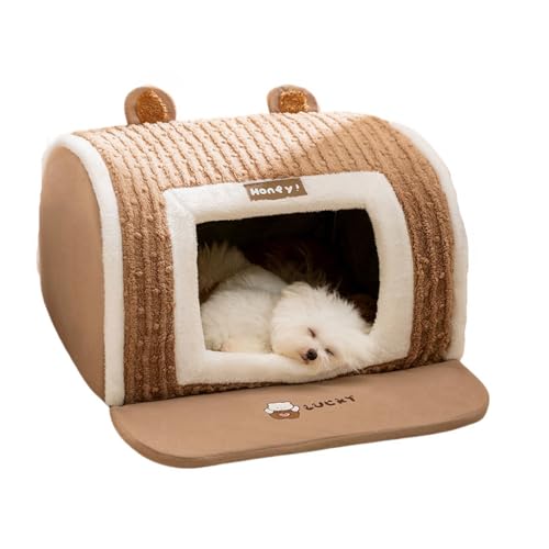 LEXCOOK ペットハウス ドーム型 犬 ドーム ペットベッド 冬 猫 犬 大型犬 中型犬 滑らない 床暖房対応 ペットベッド 冬 猫ベッド 犬ベッド ペットハウス ペットベッド 犬 ねこ ドームハウス ペ