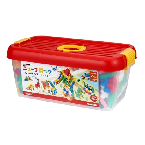 学研 Gakkenニューブロック たっぷりバラエティセット (対象年齢2歳以上) 35種 174パーツ 83719