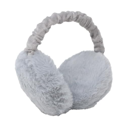 [ミラシック] イヤーマフ 折りたたみ式 耳あて 冬 防寒 イヤーウォーマー ユニ ふわふわ エコファー 軽量 コンパクトサイズ 通勤 通学 自転車 レジャー あったか耳カバー