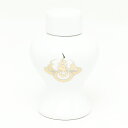 【 伊勢 宮忠 】【 瓶子 金紋入 【稲荷紋】 2寸5分 】直径6cm 足径4.4cm 高さ8.5cm 神棚 神具 徳利 酒器 神酒 酒 神棚 お供え モダン ...