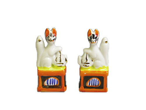 狐 神棚 神具 キツネ きつね 稲荷 【 狐 3寸 】