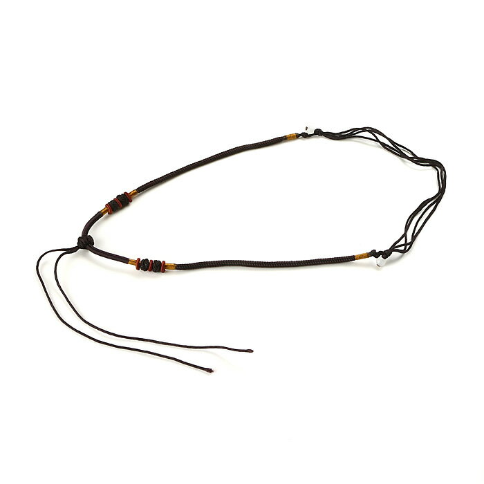 ペンダントトップ用調整紐 茶色 No.7 【ネコポス発送可】