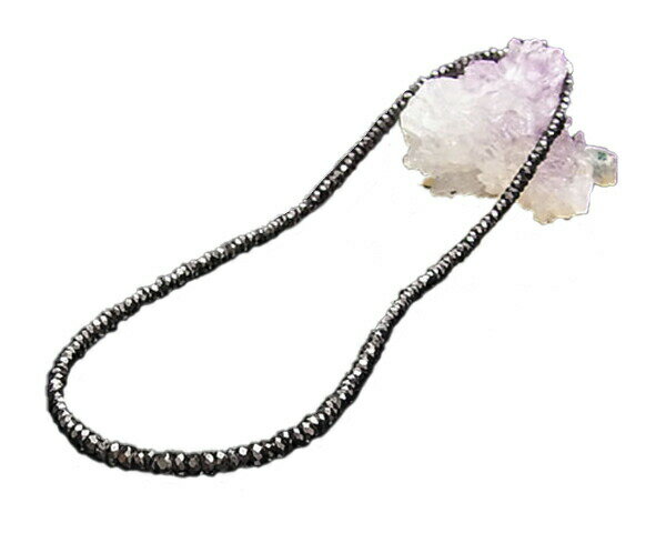 【楽天スーパーSALE】【10%off】ネックレス ブラックスピネル φ4 40cm